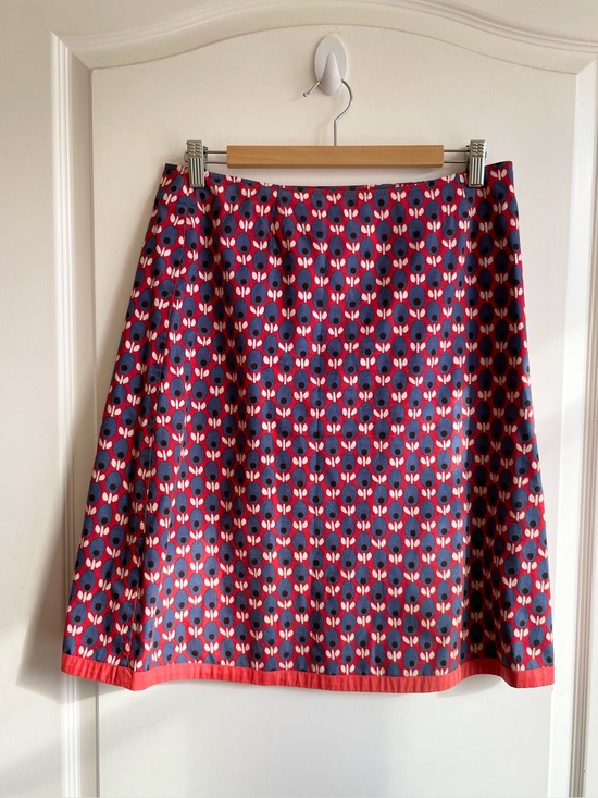Boden Dresses & Skirts - Boden 100% Cotton Vintage Style Aline Skirt Size 12 Twee Zooey Deschanel Retro